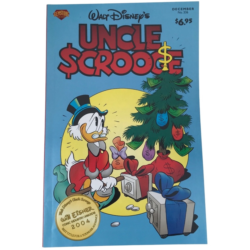 Walt Disney’s Uncle Scrooge #336 Gemstone Comic Book Christmas Issue 2004 MINT